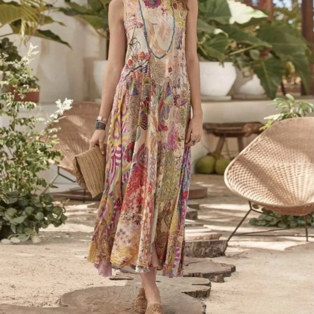 Johnny Was, Alyssa Dress Floral Midi/Maxi Dress